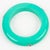 Christian Dior Bracelet Bangle Turquoise Acrylic and Silver Dior Logos For Sale In Atlanta - Image 6 of 7