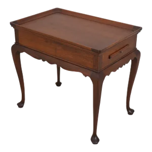 Bench Made Solid Walnut Tea Table