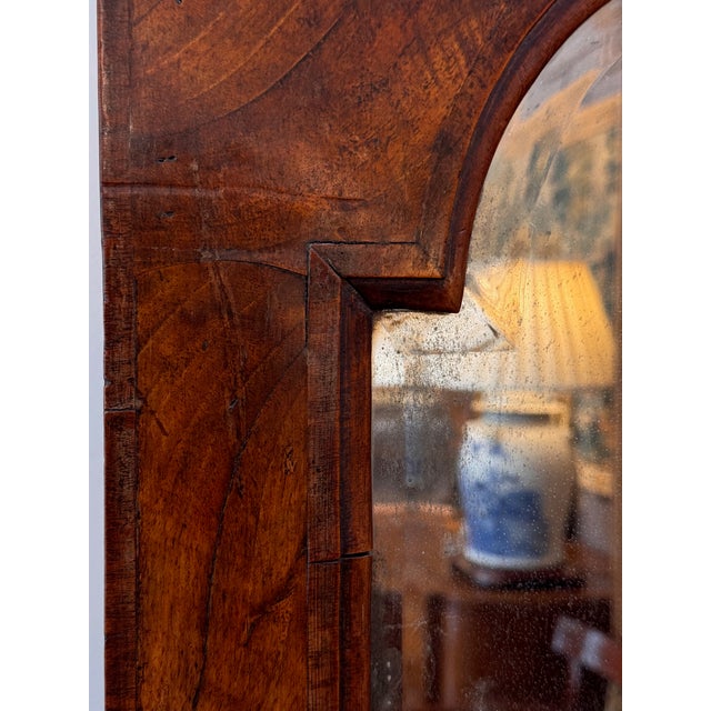 Early 18th Century Dutch Baroque Burl Walnut Drop-Front Secretary Desk For Sale - Image 13 of 18