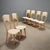 Wood Beech and Faux Leather Chairs, 1960s, Set of 6 For Sale - Image 7 of 7
