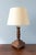Height to top of bulb holder: 40 cm Candlestick height: 30 cm Base width: 24 cm A crack to column, stable. The three feet...