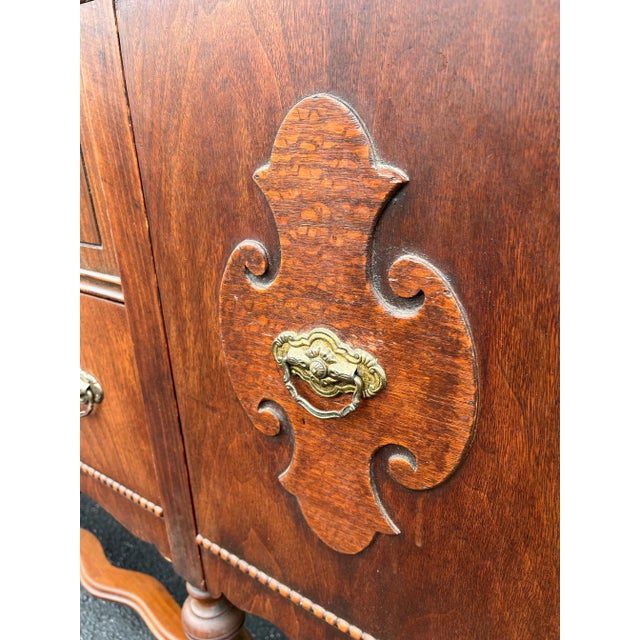 Early 1900's American Two-Piece Bookshelf Hutch Unit For Sale - Image 10 of 12