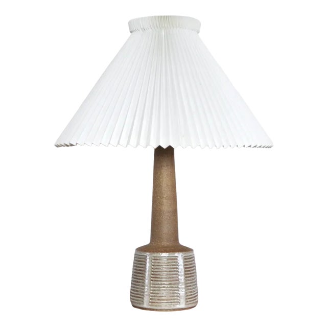 Scandinavian Modern Ceramic Table Lamp by Per Linnemann-Schmidt for Palshus, 1960s For Sale