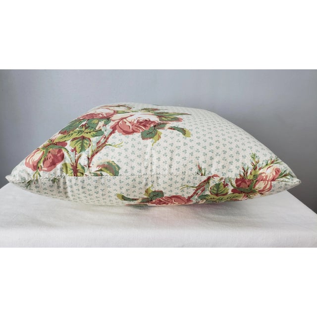 Colefax fabric on both sides. Size: 18" x 18" Hidden zipper. Pillow Cover Only.