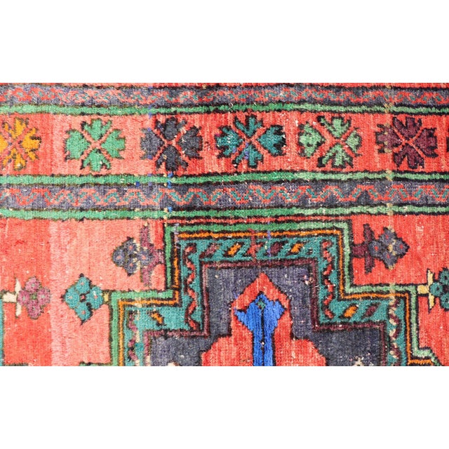 Vintage Caucasian Kazak Rug With Triple Geometric Medallions 4'1 X 7'0 For Sale In Atlanta - Image 6 of 13