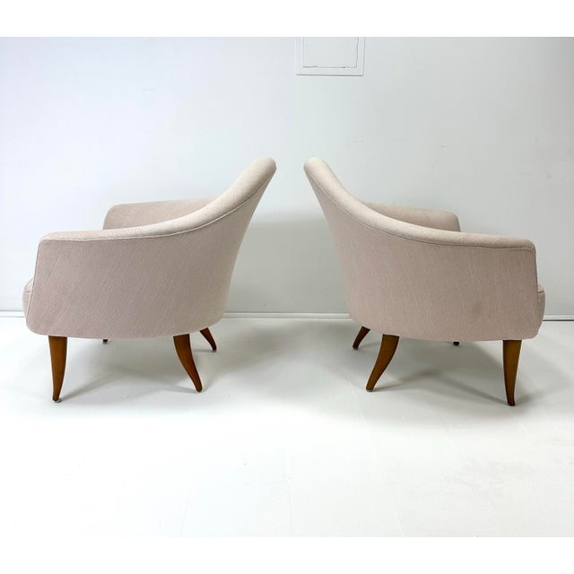 Nordiska Kompaniet 1950s Pair of Kerstin Horlin Holmquist “Little Adam” Chairs For Sale - Image 4 of 12