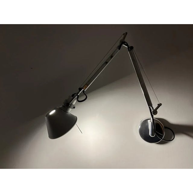 2000 - 2009 Adjustable Micro Silver Wall Lamps from Artemide, 2000s, Set of 2 For Sale - Image 5 of 10