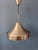 Metal Mid-Century Brushed Aluminium Crystal Glass Pendant Light For Sale - Image 7 of 13