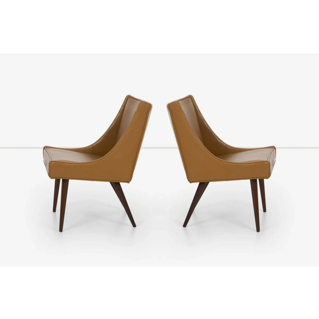 1960s Milo Baughman Slipper Chairs for Thayer Coggin - a Pair For Sale - Image 11 of 11