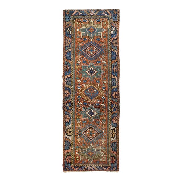 Antique Karajeh Rug 3'1'' x 8'11'' For Sale