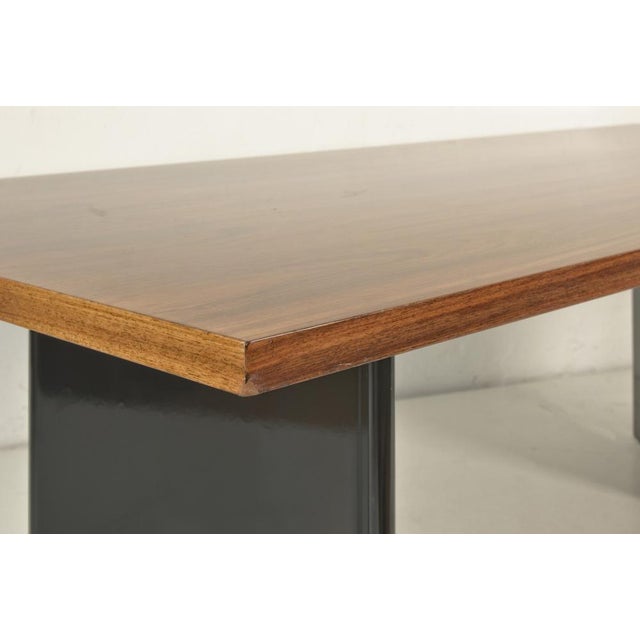 Large Dining Table in Walnut, Germany, 1980s For Sale - Image 10 of 16