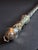 Antique 1812 Silver Torah Pointer Yad - 84 Zolotnik - Filigree & Coral Stone For Sale - Image 11 of 18