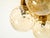 Space Age Brass Ceiling Lamp with Glass Balls, 1960s For Sale - Image 15 of 18