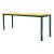 Late 20th Century Vintage Metal and Butcher Block Long Console Table For Sale