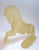 Light Yellow Cast Resin Horse For Sale - Image 8 of 9