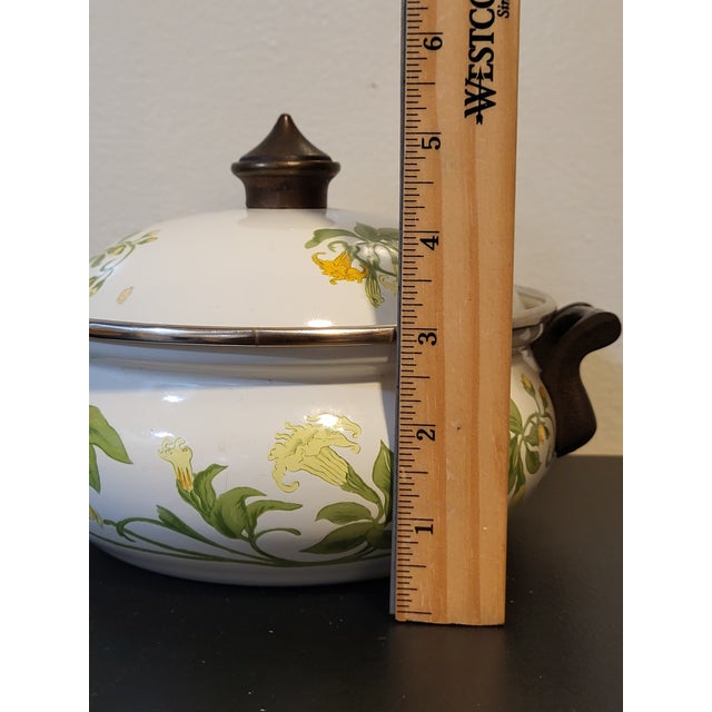 Mid 20th Century Asta German Enamel Covered Serving Bowl For Sale - Image 13 of 18