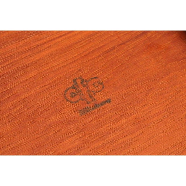 Mid-Century Danish Teak Nestig Tables by Johannes Andersen for CFC Silkeborg, 1960s, Set of 3 For Sale - Image 14 of 15