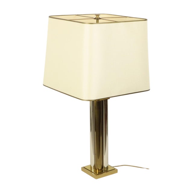 Hollywood Regency Table Lamp in Brass, 1960s For Sale - Image 14 of 18