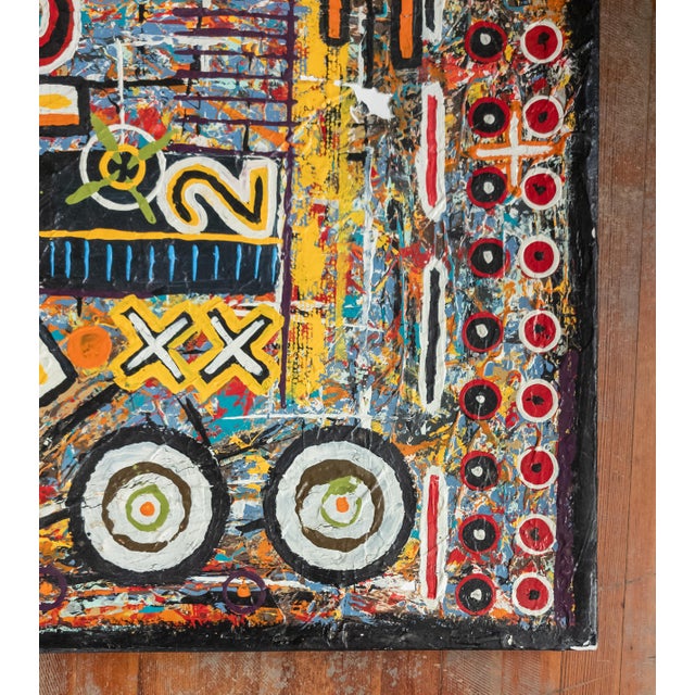 2009 Contemporary Modern Abstract Acrylic Painting by Eric Clavin For Sale - Image 4 of 11