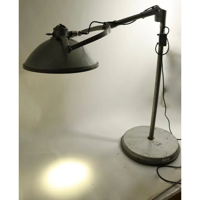 Large Medical Adjustable Floor Lamp by Crouse Hinds American Surgical Luminaire For Sale - Image 12 of 12