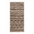 Nazmiyal Collection Brown and Cream Vintage Moroccan Kilim Rug For Sale