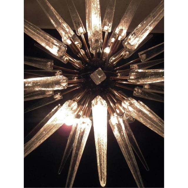 Black Murano Glass Sputnik Pendants, 1990, Set of 2 For Sale - Image 8 of 13