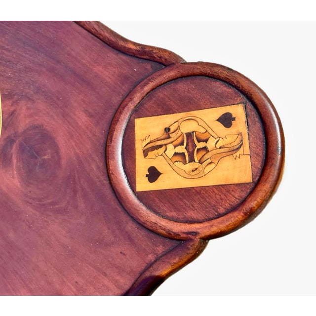 18th C. Dutch Marquetry Game Table For Sale - Image 9 of 11