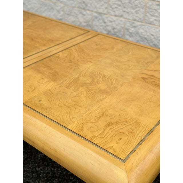 American of Martinsville Mid- Century American of Martinsville Parsons Dining Table With Leaf For Sale - Image 4 of 12