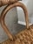 Brown 1990s Woven Wicker and Rattan Arm Chair For Sale - Image 8 of 10