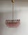 1990s Murano Poliedri Chandelier with Pink Glasses from Carlo Scarpa, 1990s For Sale - Image 5 of 18