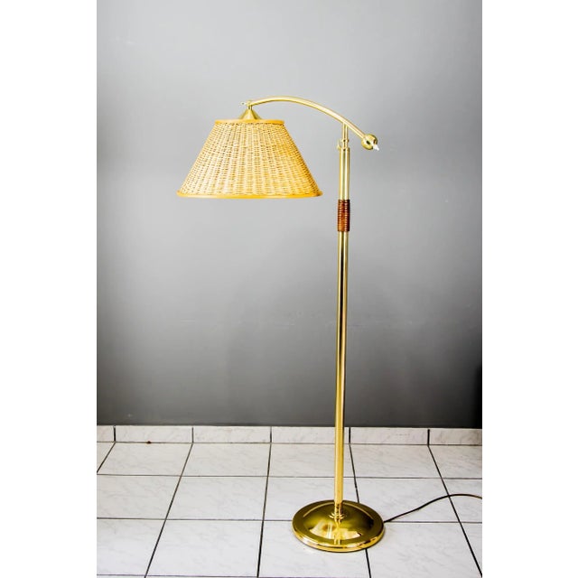 Metal Austrian Floor Lamp by J. T. Kalmar, 1950s For Sale - Image 7 of 18