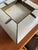 Beige Vintage Maitland-Smith Tessellated Stone & Brass Ashtray, Karl Springer Style For Sale - Image 8 of 9