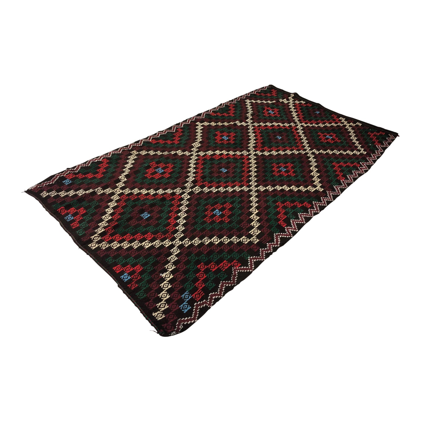 1960s Turkish Handwoven Rug - 5′1″ × 8′10″ | Chairish