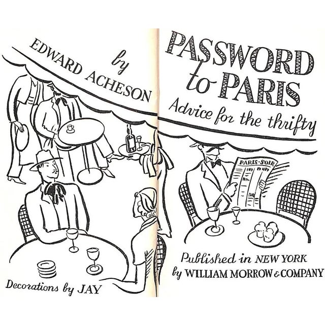 "Password to Paris: Advice for the Thrifty" 1932 Acheson, Edward For Sale - Image 10 of 11
