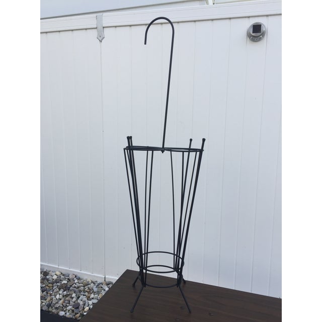 Black Wrought Iron Umbrella Stand Chairish