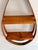 Brown Vintage Danish Modern Teak Bent Wood Teardrop Hanging Shelf For Sale - Image 8 of 9