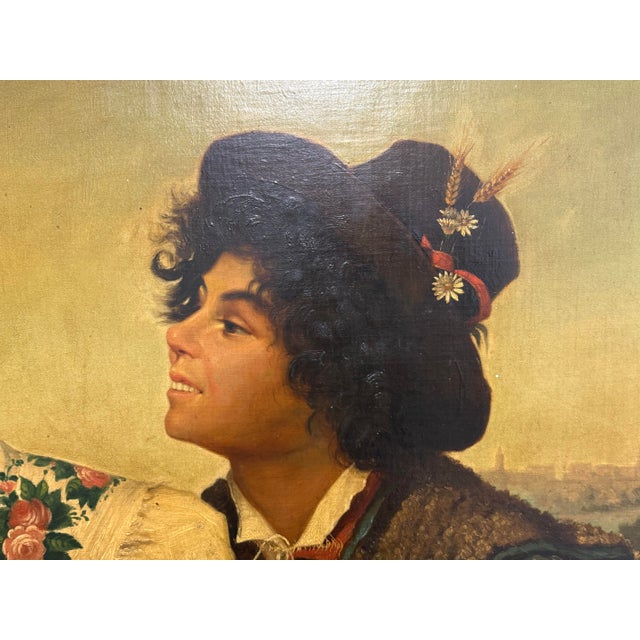 Late 19th Century Circa 1875 Filippo Indoni “On the Road to the Market" For Sale - Image 5 of 12
