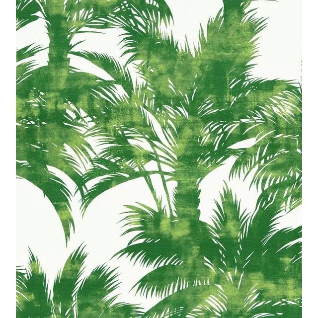 Traditional The House of Scalamandré Palm Print Fabric, Palm For Sale - Image 3 of 3