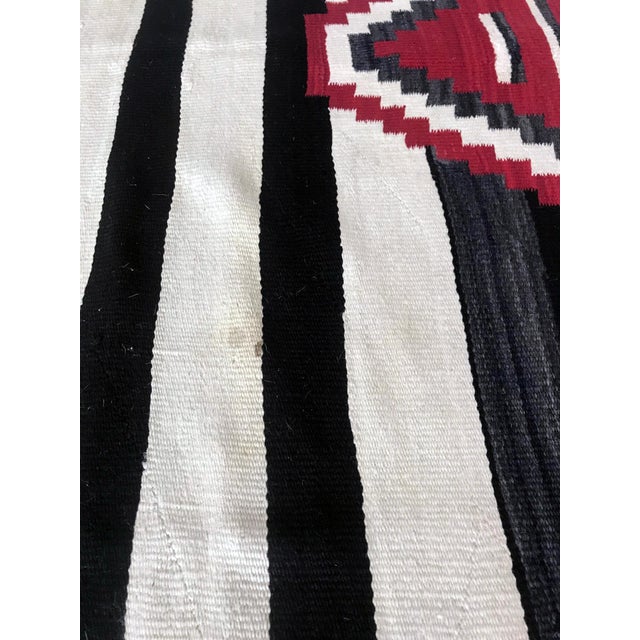 Antique Navajo Chief Blanket Third Phase Revival For Sale - Image 9 of 17