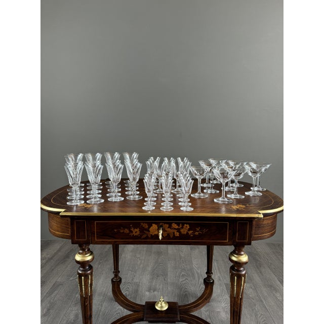 Crystal Glasses from Saint Louis, Set of 54 For Sale - Image 9 of 9