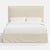 Cloth & Company Stoffer Home x Cloth & Company Maura Slipcover Bed in Relaxed Linen Cream - Full/Double For Sale - Image 4 of 6