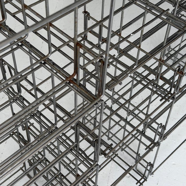 Chrome 1990s Chrome Modular Shelving System For Sale - Image 8 of 11