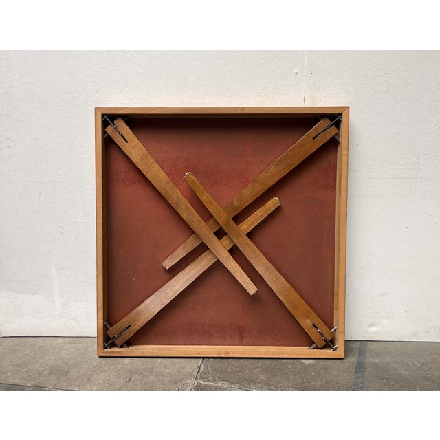 Mid-Century Modern Foldable Game Table, 1960s For Sale - Image 4 of 18