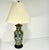 Chinoiserie Mid 20th Century Chinoiserie Boho Chic Hollywood Regency Ceramic Flora Botanical Table Lamp, Textile Shade For Sale - Image 3 of 18