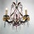 Antique Chandelier with Red Crystals For Sale - Image 4 of 15