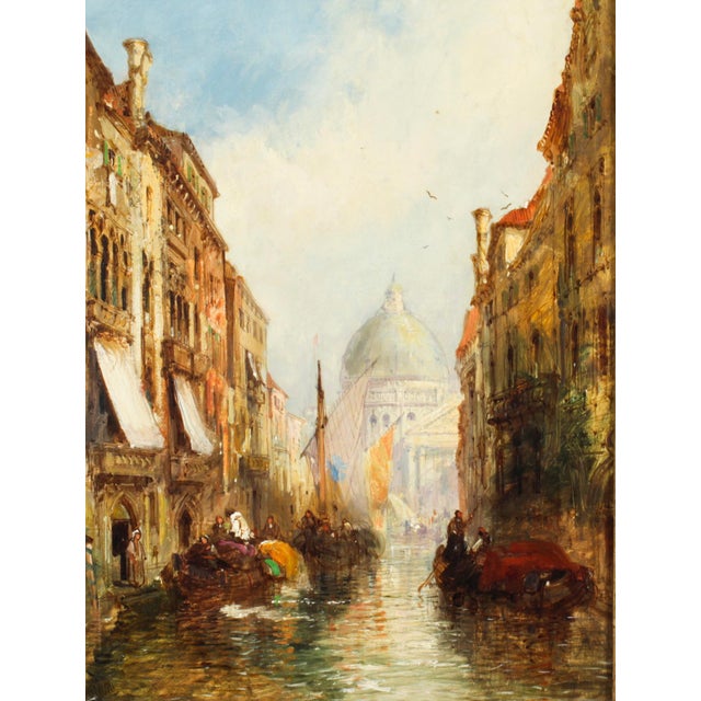 This is a beautiful oil on canvas painting by Jane Vivian (Active 1869-1890) signed on the lower left. The painting...