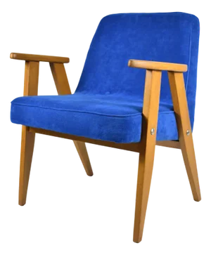 Oak 366 Armchair by J. Chierowski, 1960s