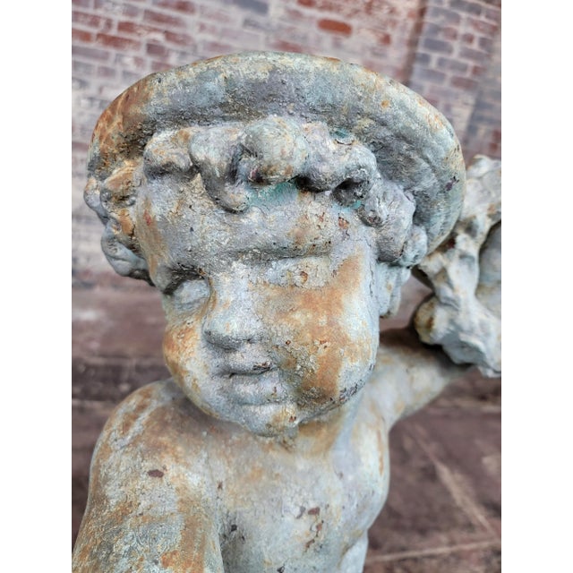 18th Century Italian Iron Putti - 43" High For Sale In Los Angeles - Image 6 of 13