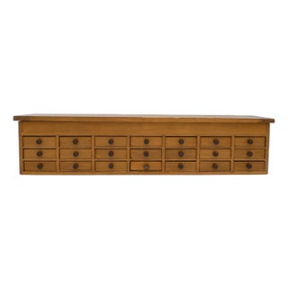 1940s Vintage Watchmakers Cabinet For Sale