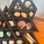 Brown Seashell Display in Geometric Wall Curio For Sale - Image 8 of 12